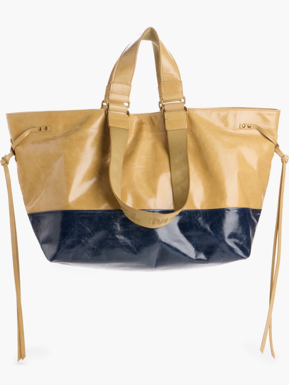 NWT Isabel Marant Wardy leather color block shopper tote